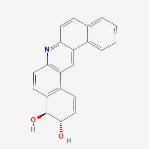 Dibenz(a,j)acridine-3,4-diol, 3,4-dihydro-, trans-