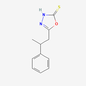 5-(2-Phenylpropyl)-1,3,4-oxadiazole-2-thiol