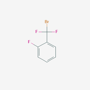 molecular formula C7H4BrF3 B2844103 1-(bromodifluoromethyl)-2-fluorobenzene CAS No. 2305255-13-2