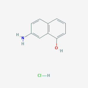 molecular formula C10H10ClNO B2844121 7-Aminonaphthalen-1-ol hydrochloride CAS No. 1082649-42-0