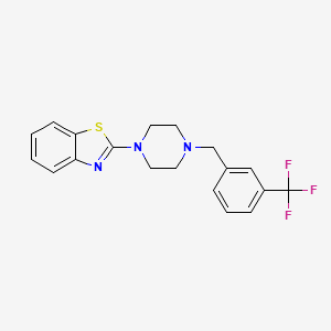 2-(4-{[3-(Trifluoromethyl)phenyl]methyl}piperazin-1-yl)-1,3-benzothiazole