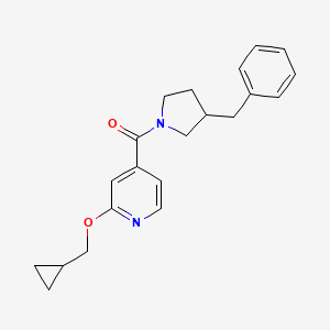 (3-Benzylpyrrolidin-1-yl)(2-(cyclopropylmethoxy)pyridin-4-yl)methanone