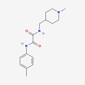 molecular formula C16H23N3O2 B2844166 N1-((1-methylpiperidin-4-yl)methyl)-N2-(p-tolyl)oxalamide CAS No. 953171-37-4