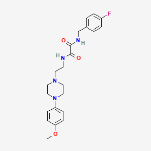 N1-(4-fluorobenzyl)-N2-(2-(4-(4-methoxyphenyl)piperazin-1-yl)ethyl)oxalamide