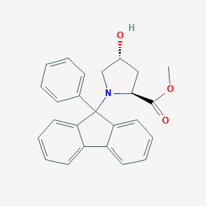 Methyl (2S,4R)-4-hydroxy-1-(9-phenylfluoren-9-yl)pyrrolidine-2-carboxylate