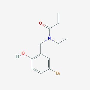 molecular formula C12H14BrNO2 B2844221 N-[(5-bromo-2-hydroxyphenyl)methyl]-N-ethylprop-2-enamide CAS No. 2094318-73-5