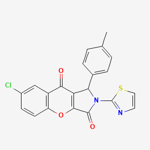 7-Chloro-2-(thiazol-2-yl)-1-(p-tolyl)-1,2-dihydrochromeno[2,3-c]pyrrole-3,9-dione