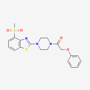 1-(4-(4-(Methylsulfonyl)benzo[d]thiazol-2-yl)piperazin-1-yl)-2-phenoxyethanone