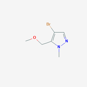 4-Bromo-5-(methoxymethyl)-1-methyl-1H-pyrazole