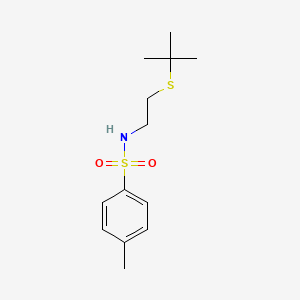 N-[2-(tert-butylsulfanyl)ethyl]-4-methylbenzenesulfonamide