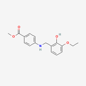 Methyl 4-[(3-ethoxy-2-hydroxybenzyl)amino]benzoate
