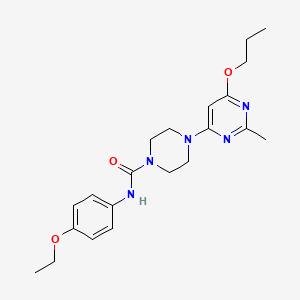 N-(4-ethoxyphenyl)-4-(2-methyl-6-propoxypyrimidin-4-yl)piperazine-1-carboxamide