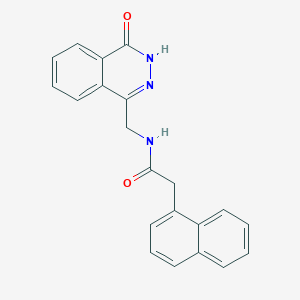 2-naphthalen-1-yl-N-[(4-oxo-3H-phthalazin-1-yl)methyl]acetamide