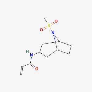 N-(8-Methylsulfonyl-8-azabicyclo[3.2.1]octan-3-yl)prop-2-enamide