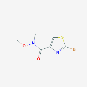 2-Bromo-N-methoxy-N-methylthiazole-4-carboxamide