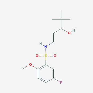 5-fluoro-N-(3-hydroxy-4,4-dimethylpentyl)-2-methoxybenzenesulfonamide