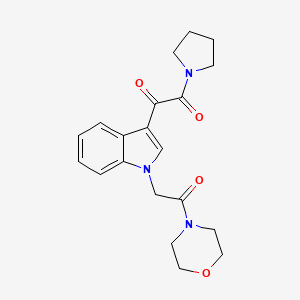 1-[1-(2-Morpholin-4-yl-2-oxoethyl)indol-3-yl]-2-pyrrolidin-1-ylethane-1,2-dione