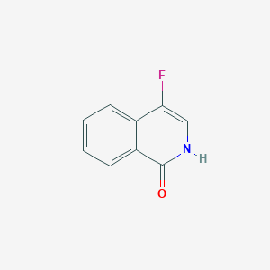 molecular formula C9H6FNO B2844337 4-Fluoroisoquinolin-1-ol CAS No. 1934536-53-4