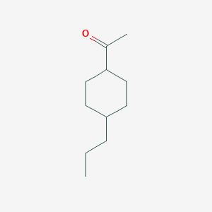 molecular formula C11H20O B2844340 1-(4-Propylcyclohexyl)ethan-1-one CAS No. 1481994-03-9