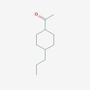 molecular formula C11H20O B2844340 1-(4-propylcyclohexyl)ethan-1-one, Mixture of diastereomers CAS No. 1481994-03-9