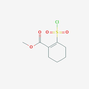 Methyl 2-(chlorosulfonyl)cyclohex-1-ene-1-carboxylate