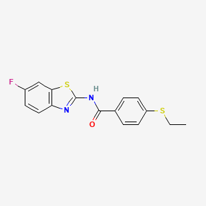 4-(ethylthio)-N-(6-fluorobenzo[d]thiazol-2-yl)benzamide