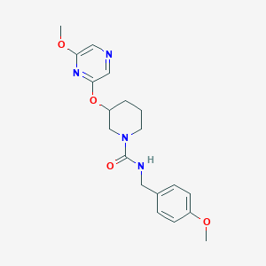 N-(4-methoxybenzyl)-3-((6-methoxypyrazin-2-yl)oxy)piperidine-1-carboxamide