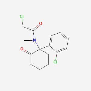 2-Chloro-N-[1-(2-chloro-phenyl)-2-oxo-cyclohexyl]-N-methyl-acetamide