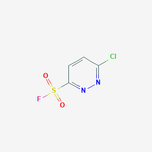 molecular formula C4H2ClFN2O2S B2844568 6-chloropyridazine-3-sulfonyl Fluoride CAS No. 209848-48-6