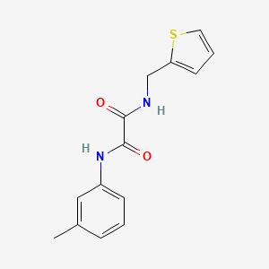 N-(3-methylphenyl)-N'-(thiophen-2-ylmethyl)ethanediamide