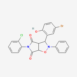 3-(5-bromo-2-hydroxyphenyl)-5-(2-chlorophenyl)-2-phenyldihydro-2H-pyrrolo[3,4-d]isoxazole-4,6(3H,5H)-dione