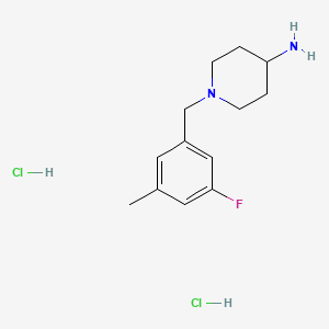 1-(3-Fluoro-5-methylbenzyl)piperidin-4-amine dihydrochloride