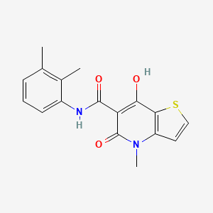 N-(2,3-dimethylphenyl)-7-hydroxy-4-methyl-5-oxo-4,5-dihydrothieno[3,2-b]pyridine-6-carboxamide