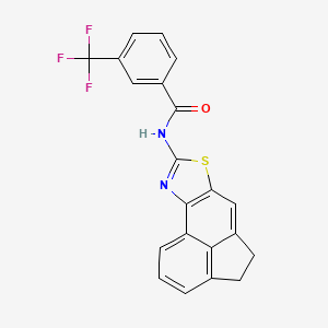 N-(4,5-dihydroacenaphtho[5,4-d]thiazol-8-yl)-3-(trifluoromethyl)benzamide