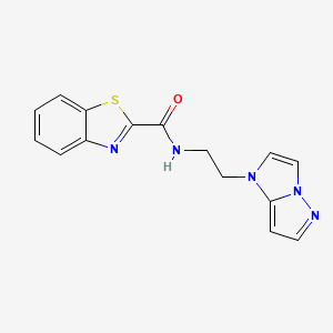 N-(2-(1H-imidazo[1,2-b]pyrazol-1-yl)ethyl)benzo[d]thiazole-2-carboxamide