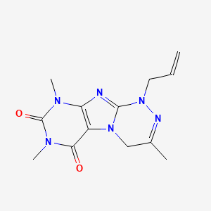 3,7,9-Trimethyl-1-prop-2-enyl-4H-purino[8,7-c][1,2,4]triazine-6,8-dione
