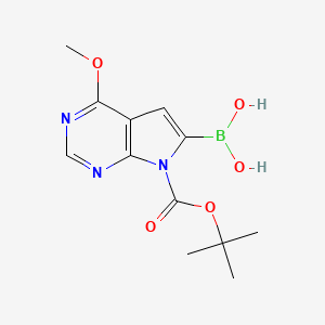 7-BOC-4-Methoxypyrrolo[2,3-d]pyrimidine-6-boronic acid