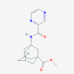 (1r,3s,5R,7S)-methyl 3-(pyrazine-2-carboxamido)adamantane-1-carboxylate