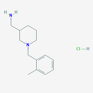 (1-(2-Methylbenzyl)piperidin-3-yl)methanamine hydrochloride