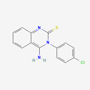 3-(4-chlorophenyl)-4-imino-3,4-dihydro-2(1H)-quinazolinethione