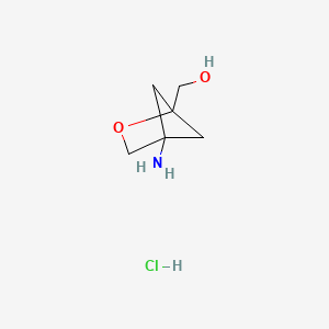 (4-Amino-2-oxabicyclo[2.1.1]hexan-1-yl)methanol hydrochloride