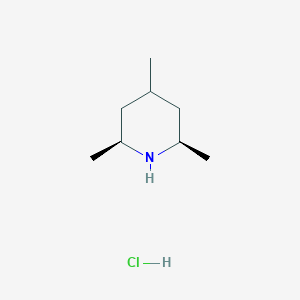 molecular formula C8H18ClN B2844718 (2R,4r,6S)-2,4,6-trimethylpiperidine hydrochloride CAS No. 69682-14-0