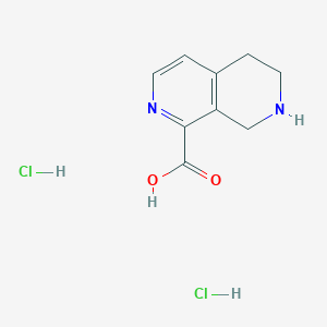 5,6,7,8-Tetrahydro-2,7-naphthyridine-1-carboxylic acid;dihydrochloride