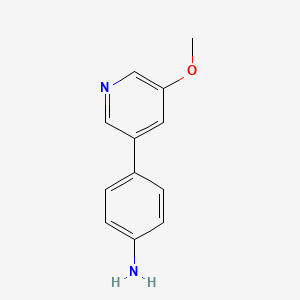 4-(5-Methoxypyridin-3-yl)aniline