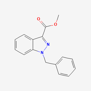 molecular formula C16H14N2O2 B2844790 methyl 1-benzyl-1H-indazole-3-carboxylate CAS No. 173600-03-8