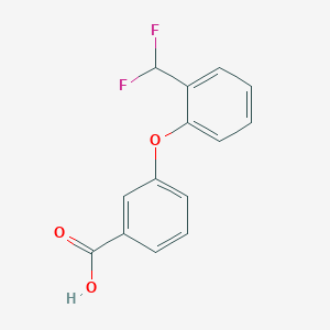 3-[2-(Difluoromethyl)phenoxy]benzoic acid