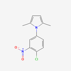 1-(4-Chloro-3-nitrophenyl)-2,5-dimethyl-1H-pyrrole
