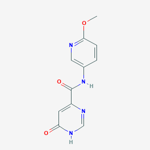 6-hydroxy-N-(6-methoxypyridin-3-yl)pyrimidine-4-carboxamide