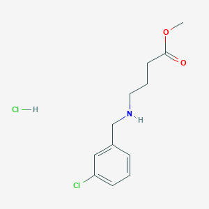 4-(3-Chloro-benzylamino)-butyric acid methyl ester hydrochloride
