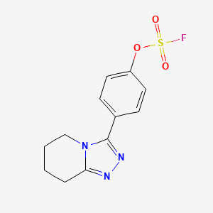 3-(4-Fluorosulfonyloxyphenyl)-5,6,7,8-tetrahydro-[1,2,4]triazolo[4,3-a]pyridine